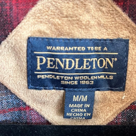 NWT Pendleton fuzzy full zip jacket size medium - Picture 7 of 11